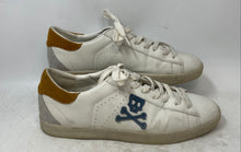 Load image into Gallery viewer, Scalpers Mens Henry White Leather Low Top Lace-Up Sneaker Shoes Size 8.5
