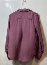 Load image into Gallery viewer, Forever 21 Womens Purple Long Sleeve Collared Button-Up Shirt Size Medium
