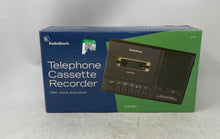Load image into Gallery viewer, RadioShack TCR-200 Black Telephone Cassette Recorder With Box Not Tested

