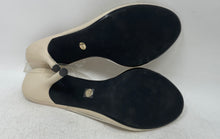 Load image into Gallery viewer, Zara Womens Clear Beige Stiletto Heel Slingback Sandals Size EUR 40

