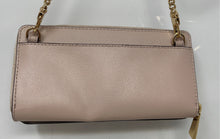 Load image into Gallery viewer, Michael Kors Womens Nude Leather Card Holder Small Convertible Crossbody Bag
