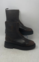 Load image into Gallery viewer, Anthropologie Mens Brown Functional Front Zip Fastening Ankle Boots Size EUR 41
