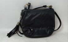 Load image into Gallery viewer, Womens Black Genuine Leather Pockets Tassel Detachable Strap Crossbody Bag
