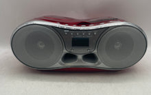 Load image into Gallery viewer, Emerson Model PD3500RD Red Radio Cassette Tape Player Untested
