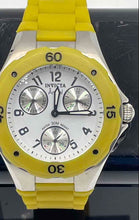 Load image into Gallery viewer, Authentic Invicta Angel Women's Silver -Tone Yellow Sport Watch
