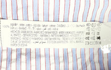 Load image into Gallery viewer, Zara Womens Blue White Striped Short Sleeve Button-Up Shirt Size Small
