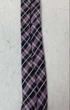 Load image into Gallery viewer, Adrienne Vittadini Mens Multicolor Plaid Adjustable Pointed Tie

