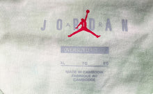 Load image into Gallery viewer, Air Jordan Mens Green &amp; Blue Tie Dye Crew Neck Short Sleeve Sport T-Shirt Sz XL
