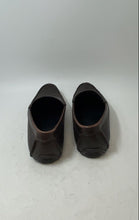 Load image into Gallery viewer, Zanzara Mens Brown Leather Croc-Embossed Slip-On Driving Loafer Shoes Size 9

