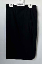 Load image into Gallery viewer, Forever 21 Womens Black Slit Back Zip Straight &amp; Pencil Skirt Size Small
