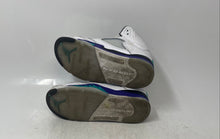 Load image into Gallery viewer, Nike Boys Air Jordan 5 Retro HQ7979-100 White Purple Blue Sneakers Shoes Sz 12C
