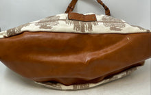 Load image into Gallery viewer, Lucky Brand Womens Brown Printed Charm Inner Pockets Double Handle Tote Handbag
