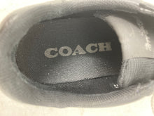 Load image into Gallery viewer, Coach Womens Clip CQ651 Black White Low Top Lace-Up Sneaker Shoes Size 6.5B
