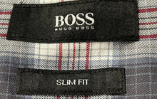 Load image into Gallery viewer, Hugo Boss Mens Multicolor Plaid Long Sleeve Slim Fit Button-Up Shirt Size 2XL

