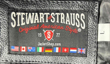 Load image into Gallery viewer, Stewart &amp; Strauss Mens Red Long Sleeve Full-Zip Varsity Jacket Size Large
