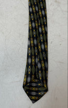 Load image into Gallery viewer, Umo Lorenzo Mens Multicolor Geometric Print Adjustable Designer Tie
