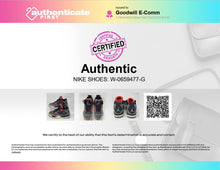 Load image into Gallery viewer, Authentic Nike Kids Jordan 4 Retro Gray Red Sneaker Shoes Size 3.5Y Damaged
