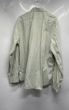 Load image into Gallery viewer, Express 1MX Mens Green Plaid Print Long Sleeve Collared Dress Shirt Size XL
