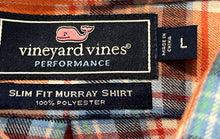 Load image into Gallery viewer, Vineyard Vines Mens Multicolor Plaid Button-Up Shirt Size Large
