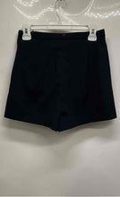 Load image into Gallery viewer, Zara Womens Black Regular Fit Back Zipper Short Pleated Skort Size S
