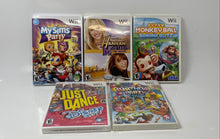 Load image into Gallery viewer, Lot Of 5 Piece Assorted Nintendo Wii Video Game Variety Not Tested
