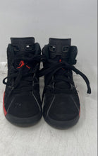 Load image into Gallery viewer, Nike Kids Air Jordan 6 Retro Black Red Round Toe Lace-Up Sneaker Shoes Size 11C
