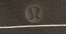 Load image into Gallery viewer, Lululemon Womens Cates Black Striped Short Sleeve Crew Neck T-Shirt Size 8
