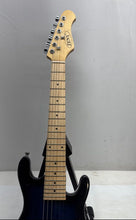 Load image into Gallery viewer, Zeny Black Blue Sunburst 30-Inch Double Cutaway Kids Mini Electric Guitar
