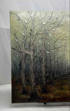 Load image into Gallery viewer, Home Decorative Stunning Large Mirrored Leaves Forest Canvas Wall Art Painting
