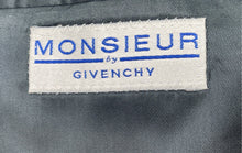 Load image into Gallery viewer, Authentic Monsieur By Givenchy Mens Dark Gray Wool 2-Button Blazer Size EUR 43
