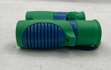 Load image into Gallery viewer, Explore One Green Blue Lightweight Weather-Resistant Kids Field Binoculars
