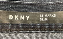 Load image into Gallery viewer, DKNY Mens Dark Blue Denim St Marks Slim Stretch Straight Jeans Pants Size 38/32
