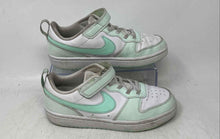 Load image into Gallery viewer, Nike Kids Court Borough Low Recraft White Green Leather Sneaker Shoes Size 3Y
