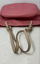 Load image into Gallery viewer, Michael Kors Womens Pink Nude Leather Double Handle Inner Pockets Lined Tote Bag
