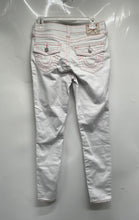 Load image into Gallery viewer, True Religion Womens Jennie White Denim Curvy Mid Rise Super Skinny Jeans Sz 28
