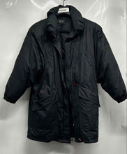 Load image into Gallery viewer, Down Crest Womens Black Long Sleeve Regular Fit Winter Utility Coat Size G/L
