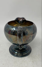 Load image into Gallery viewer, Vintage WM Rogers Silver-Tone Engraved Round Footed Scroll Handle Creamer
