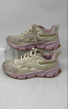 Load image into Gallery viewer, Reebok Girls Vizome Ivory Pink Low Top Lace-Up Sneaker Shoes Size 13
