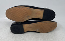Load image into Gallery viewer, Vince Camuto Womens Black Suede Glitter Slip-On Round Toe Ballet Flat Size 7M
