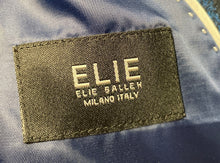 Load image into Gallery viewer, Elie Balleh Mens Blue Black Long Sleeve Two-Button Blazer Size Large
