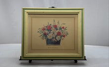 Load image into Gallery viewer, Vintage White House Flower Arrangement Framed Wall Hanging Art Print
