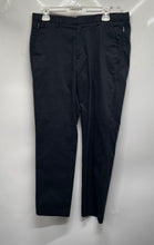 Load image into Gallery viewer, Hugo Boss Mens Black Flat Front Pockets Straight Leg Chino Pants Size 32R
