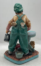 Load image into Gallery viewer, Unbranded Painter With Dog Decorative Collectible Hand Painted Figurine
