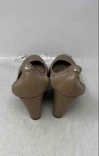 Load image into Gallery viewer, Vince Camuto Womens Elmay Beige Round Toe Slip-On Wedge Pump Heels Size 7M
