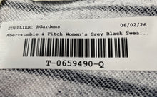 Load image into Gallery viewer, Abercrombie &amp; Fitch Womens Gray Black 3/4 Sleeve Shift Dress Size XS
