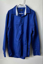 Load image into Gallery viewer, Nine West Mens Blue Slim Fit Collared Dress Shirt Size XL 17-17.5 34/35
