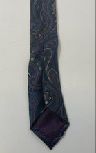 Load image into Gallery viewer, Surrey Mens Multicolor Paisley Print Silk Adjustable Pointed Tie

