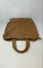 Load image into Gallery viewer, Da Milano Womens Brown Leather Inner Pockets Shoulder Top Handle Tote Bag
