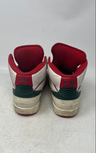 Load image into Gallery viewer, Nike Kids Air Jordan 2 Retro White Red Green Sneaker Shoes Size 6.5Y
