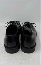 Load image into Gallery viewer, Aston Grey Mens Black Leather Lace-Up Low Top Derby Dress Shoes Size 11
